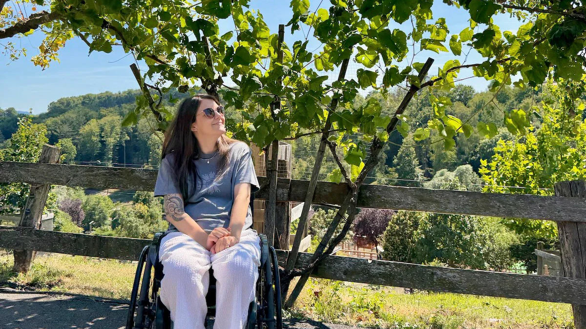 Tina Hötzendorfer in der Natur
