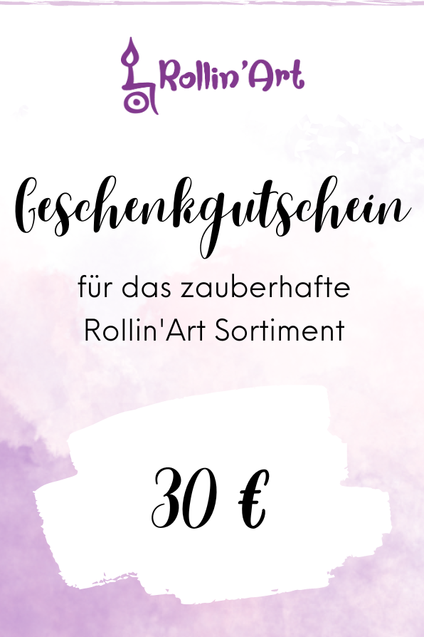 30 € Rollin'Art Geschenkgutschein