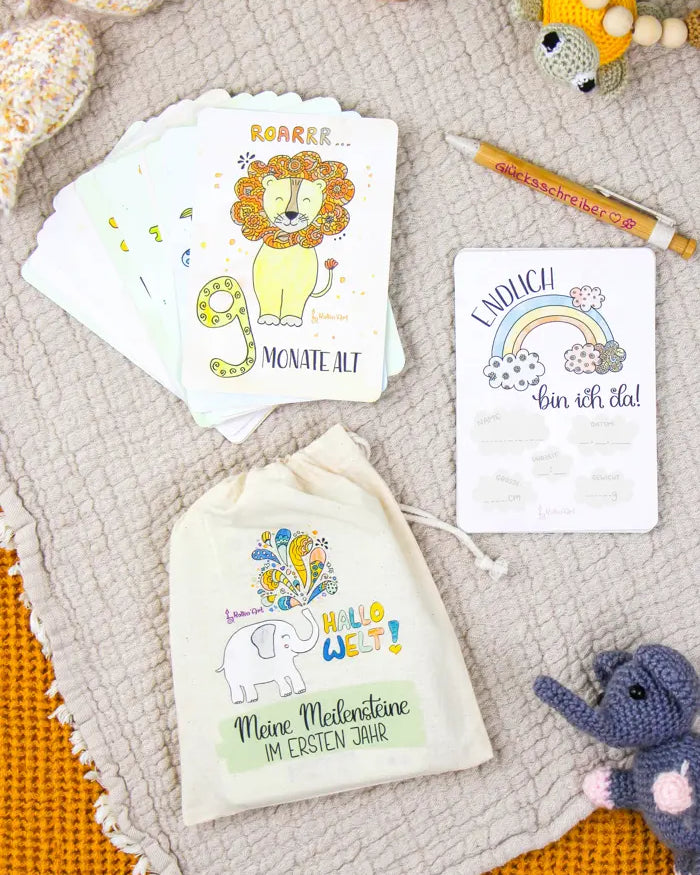 Baby Meilensteinkarten