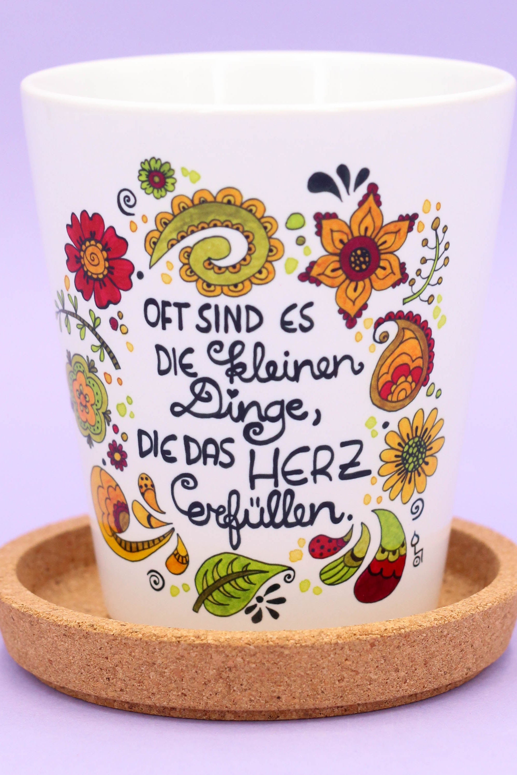 Blumentopf "Die kleinen Dinge"