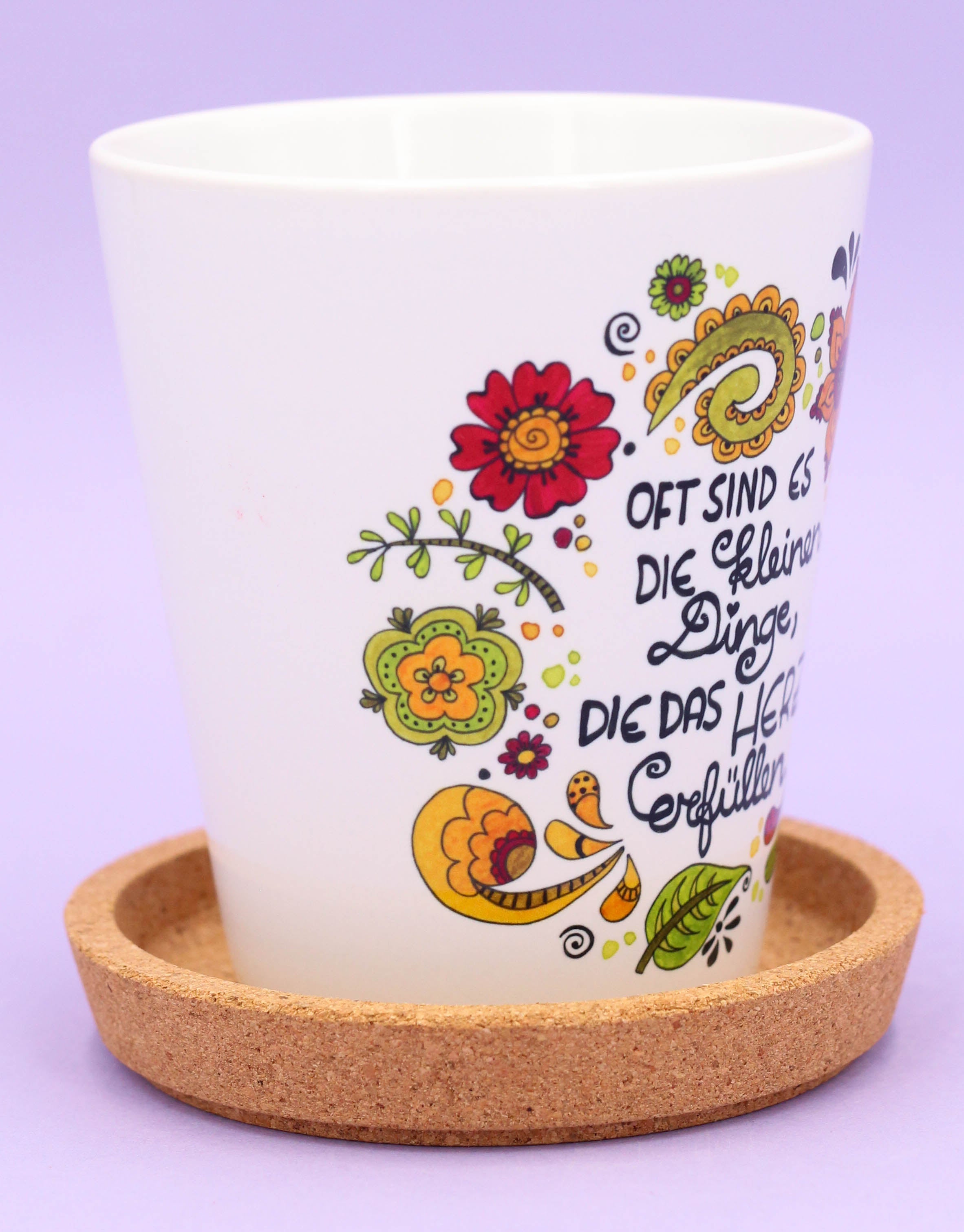 Blumentopf "Die kleinen Dinge"