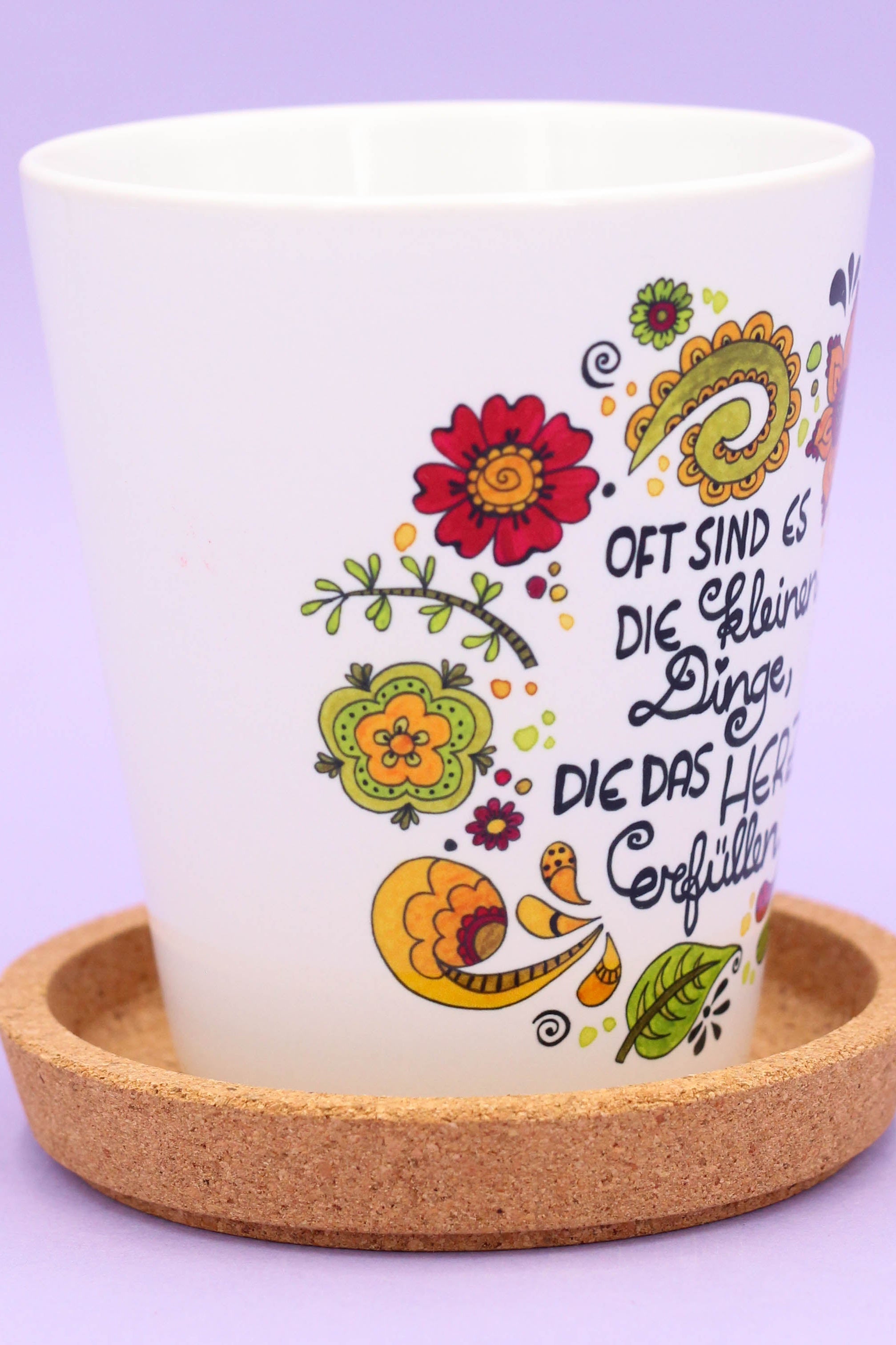 Blumentopf "Die kleinen Dinge"