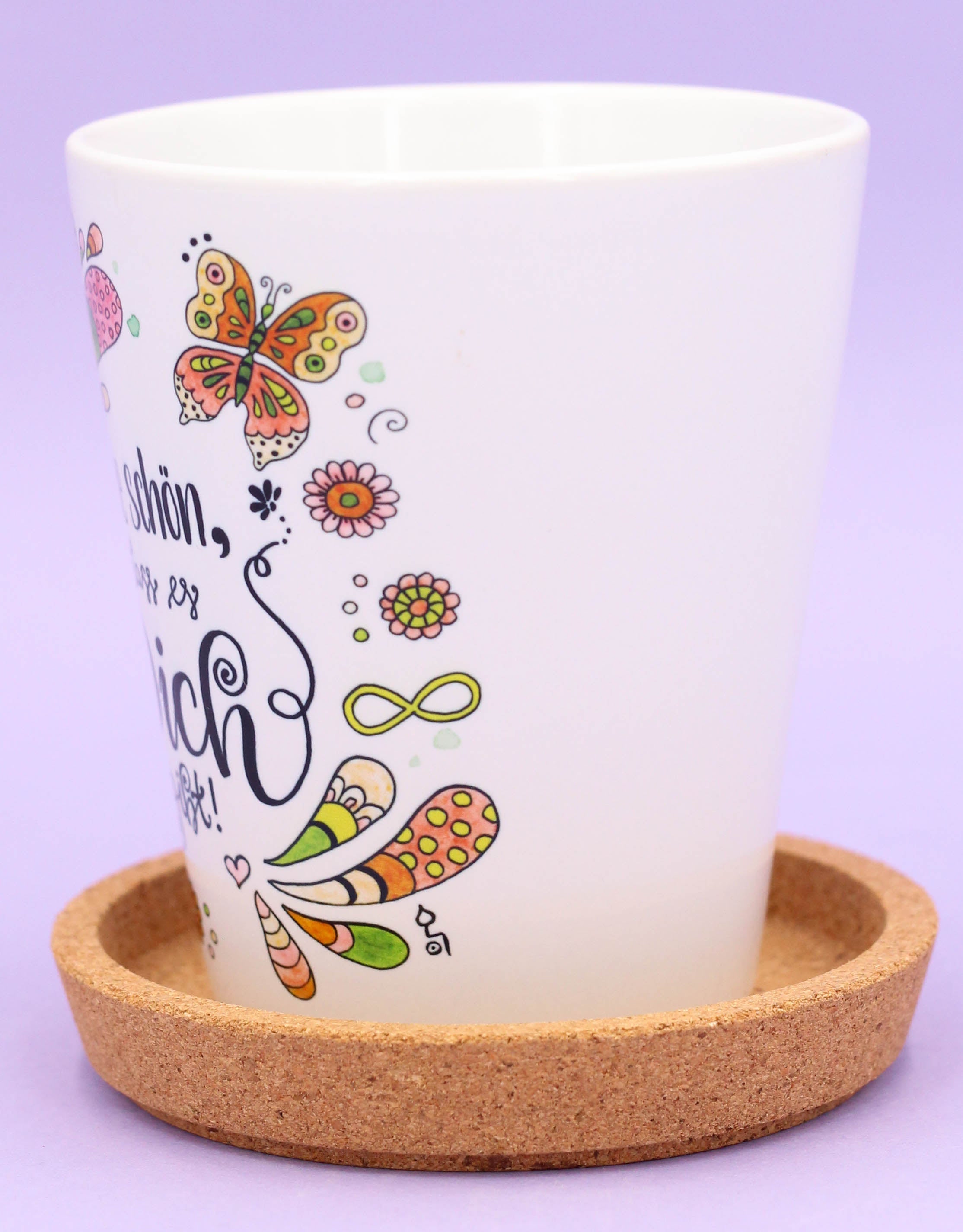 Blumentopf "Schön, dass es dich gibt"