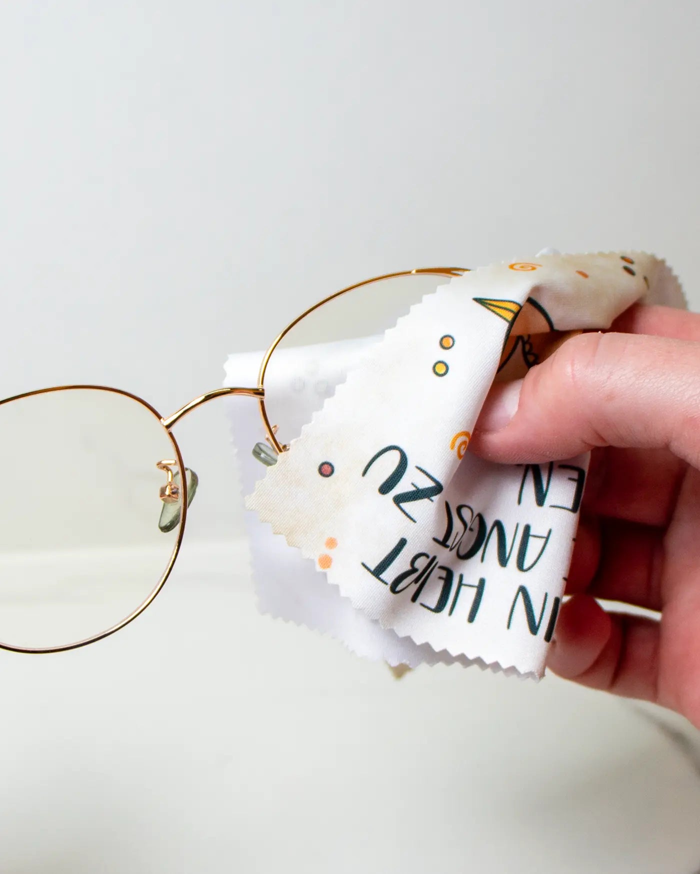 Brillenputztuch "Mutiges Vögelchen"