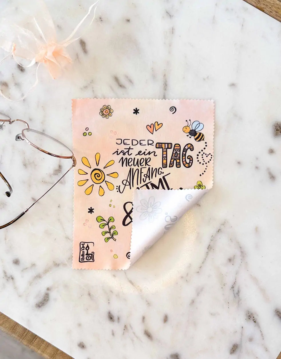 Brillenputztuch "Neuer Anfang"