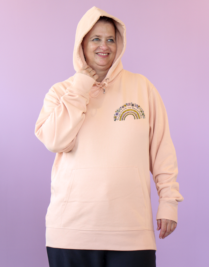 Damen Hoodie "Happiness is homemade"