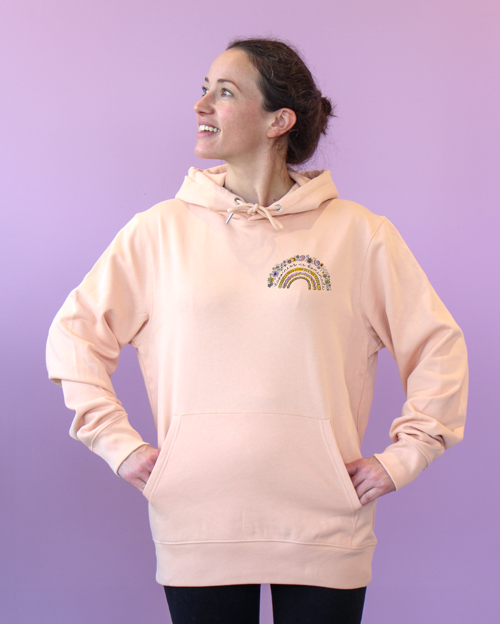 Damen Hoodie "Happiness is homemade"