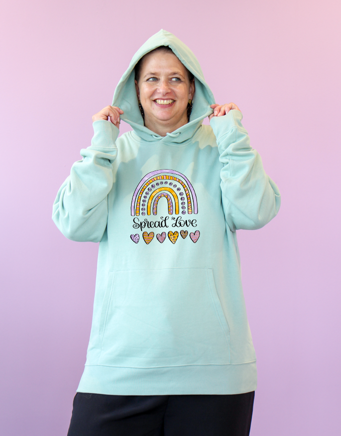 Damen Hoodie "Spread Love"