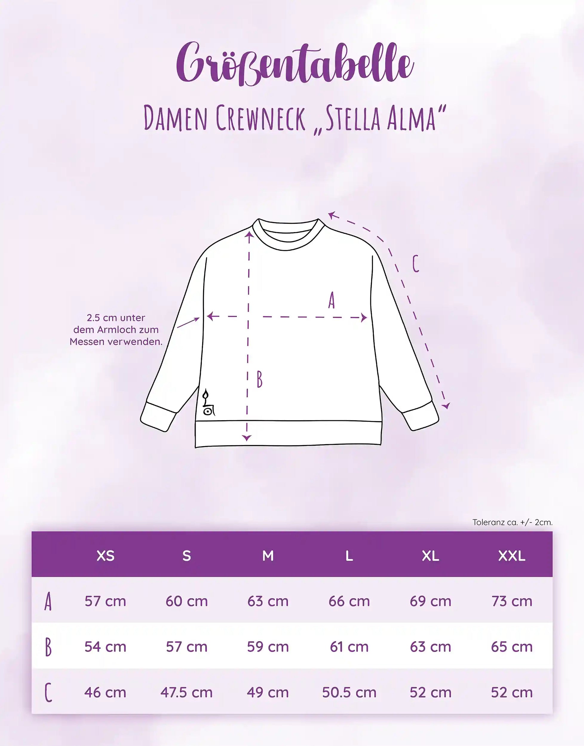 Damen Sweatshirt "Be Brave"
