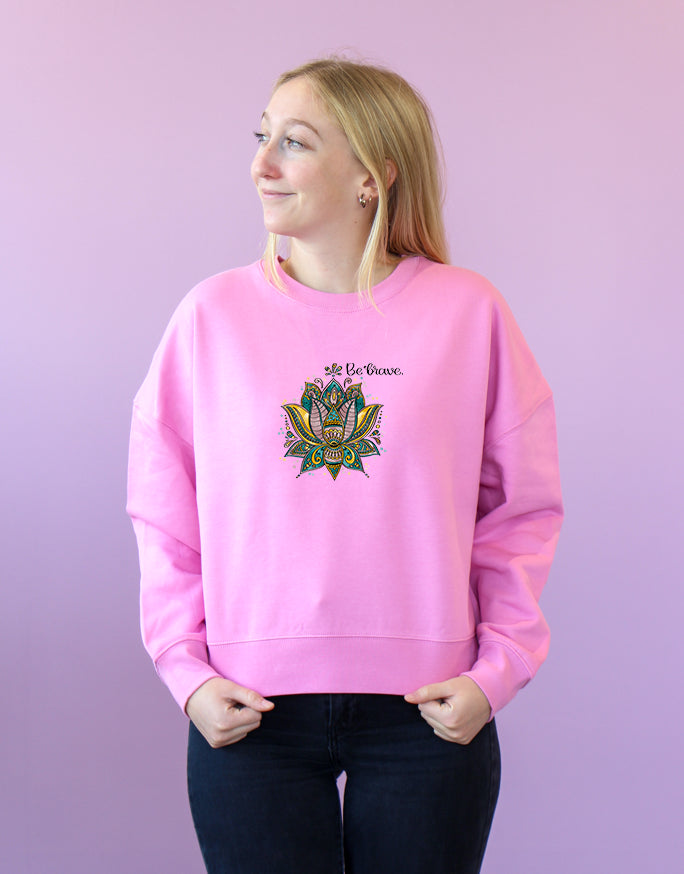 Damen Sweatshirt "Be Brave"