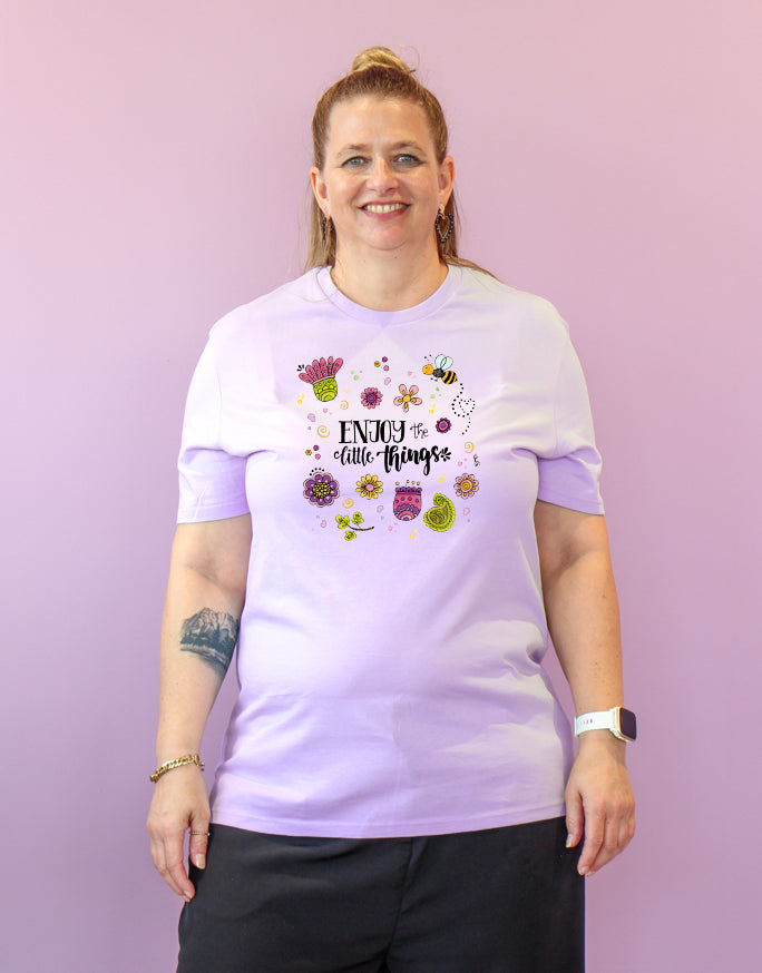 Damen T-Shirt "Enjoy the little things"