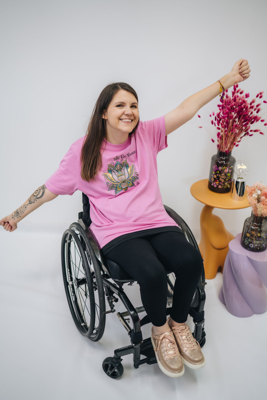 Damen T-Shirt "Lotusblüte"