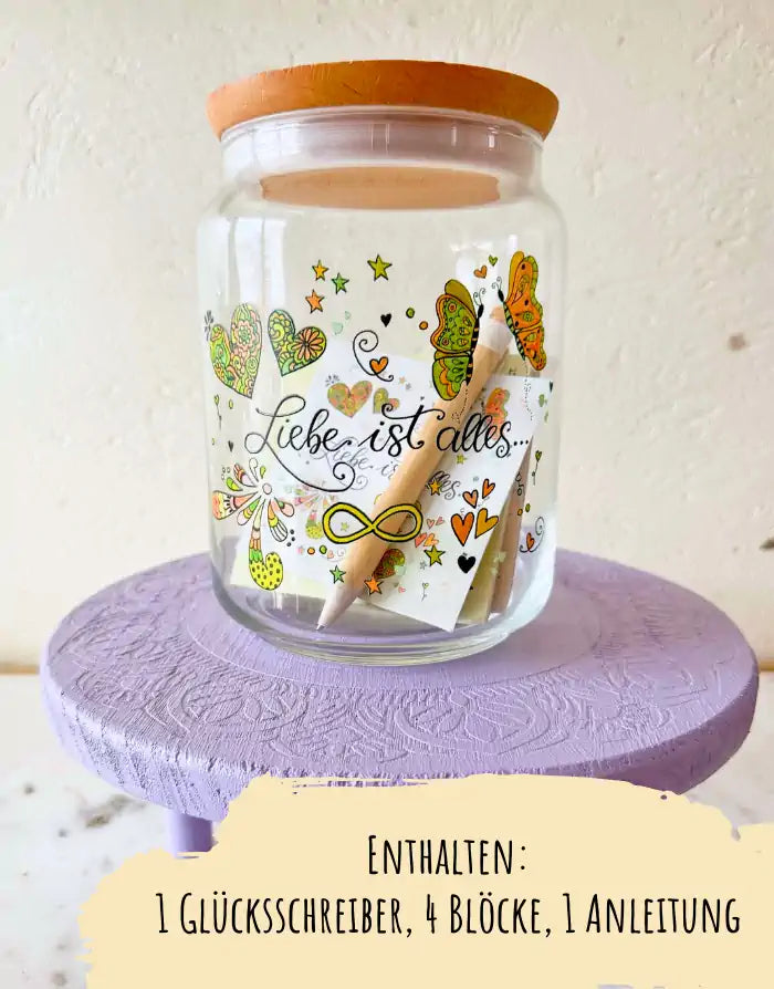 Das Rollin'Art Glücksglas für Paare