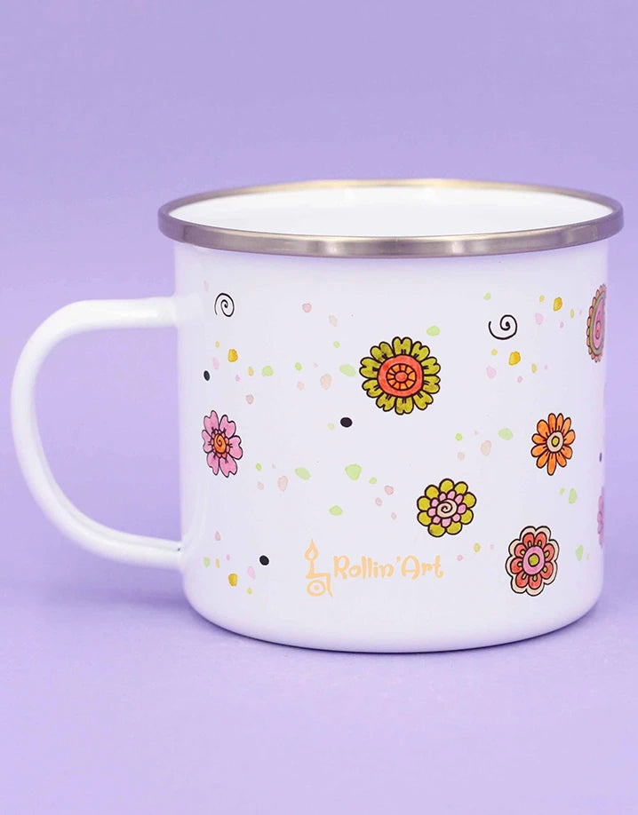 Emaille-Tasse "Alpaka"