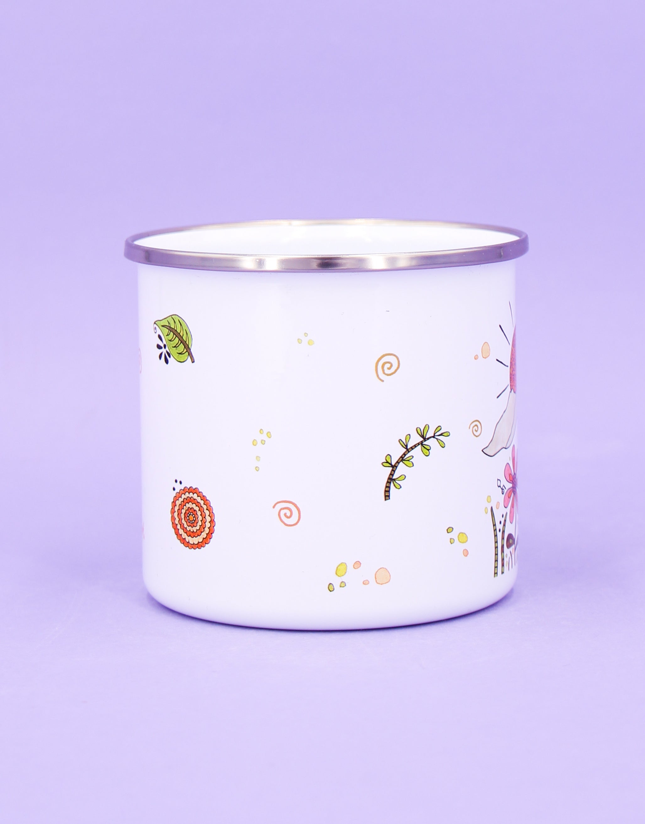 Emaille-Tasse "Bergliebe"