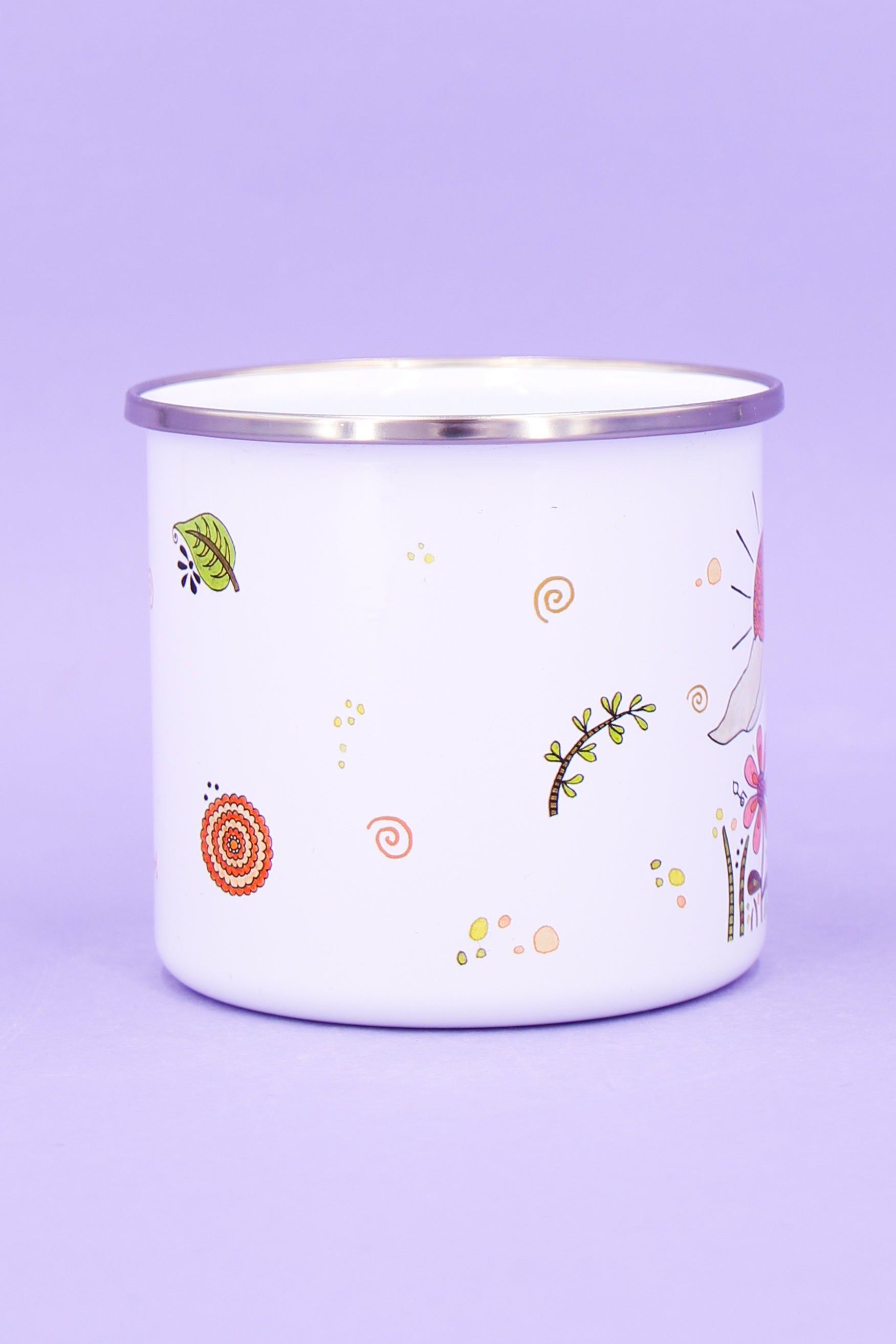 Emaille-Tasse "Bergliebe"