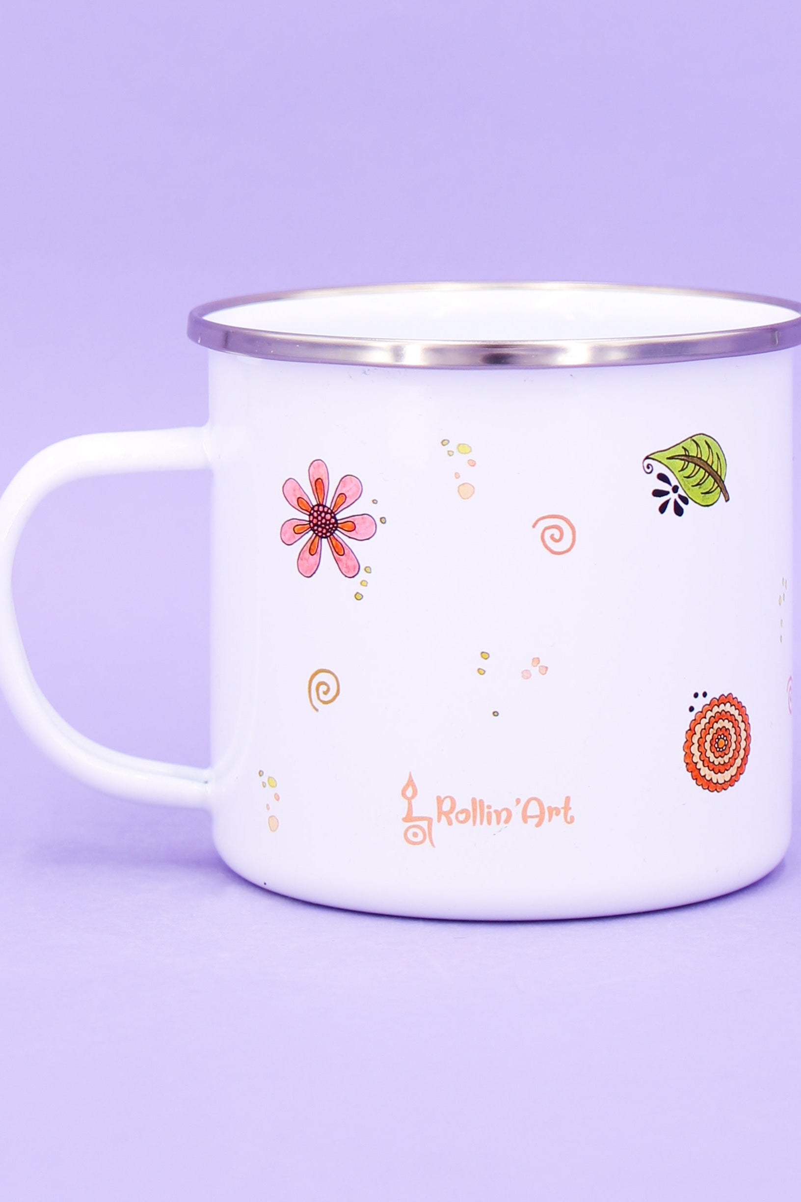 Emaille-Tasse "Bergliebe"