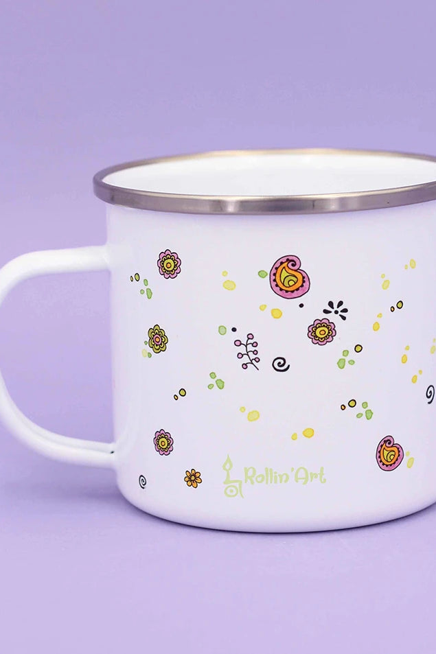 Emaille-Tasse "Camper"