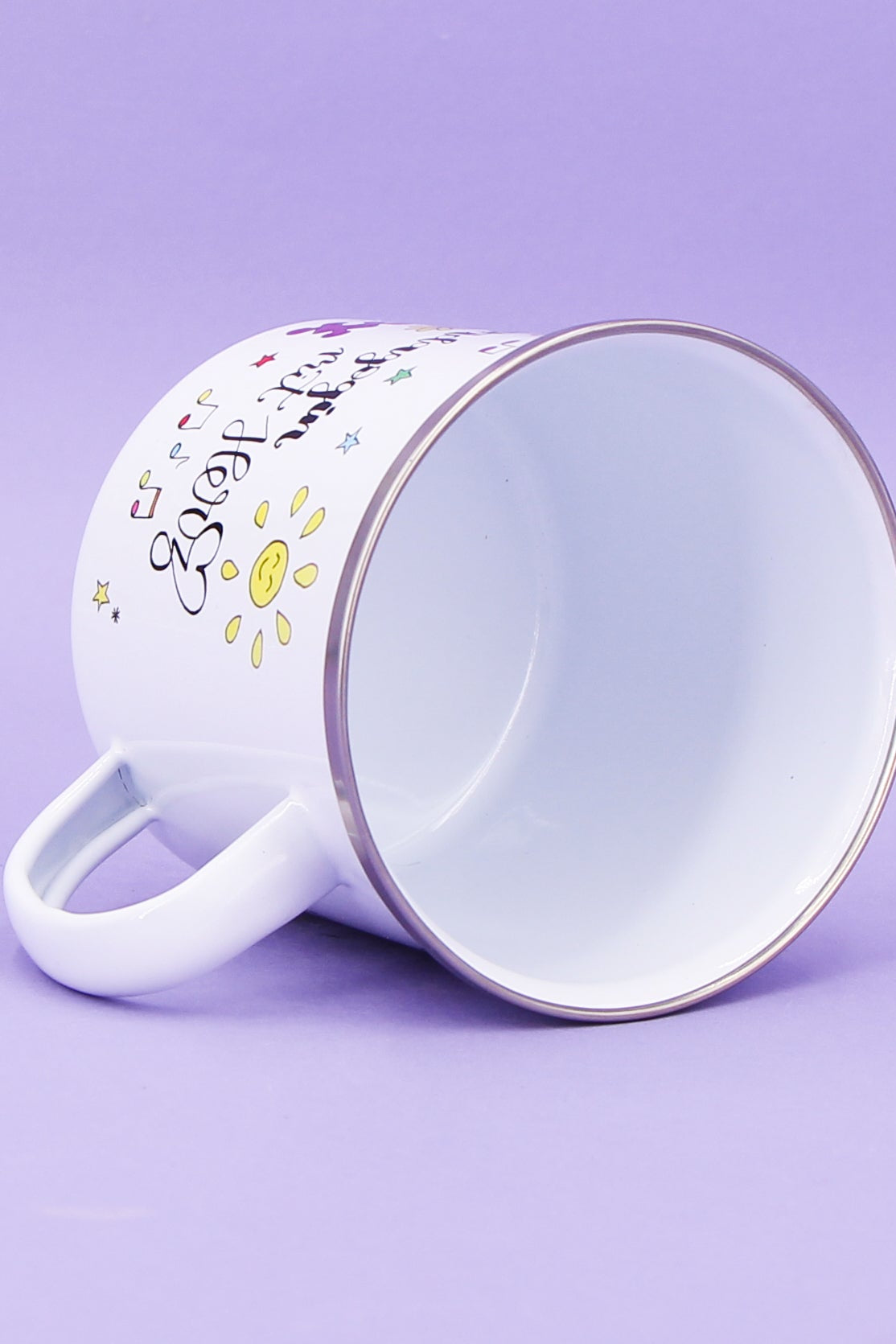 Emaille-Tasse "Pädagogin mit Herz"