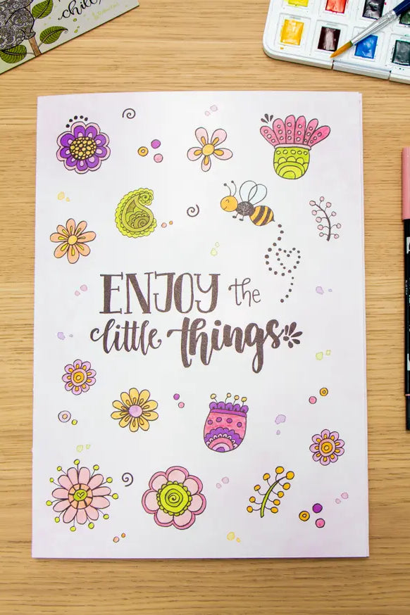 Flügelmappe "Enjoy the littel things"