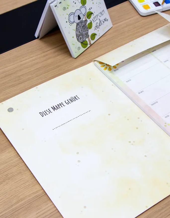 Flügelmappe "Vergiss nicht"