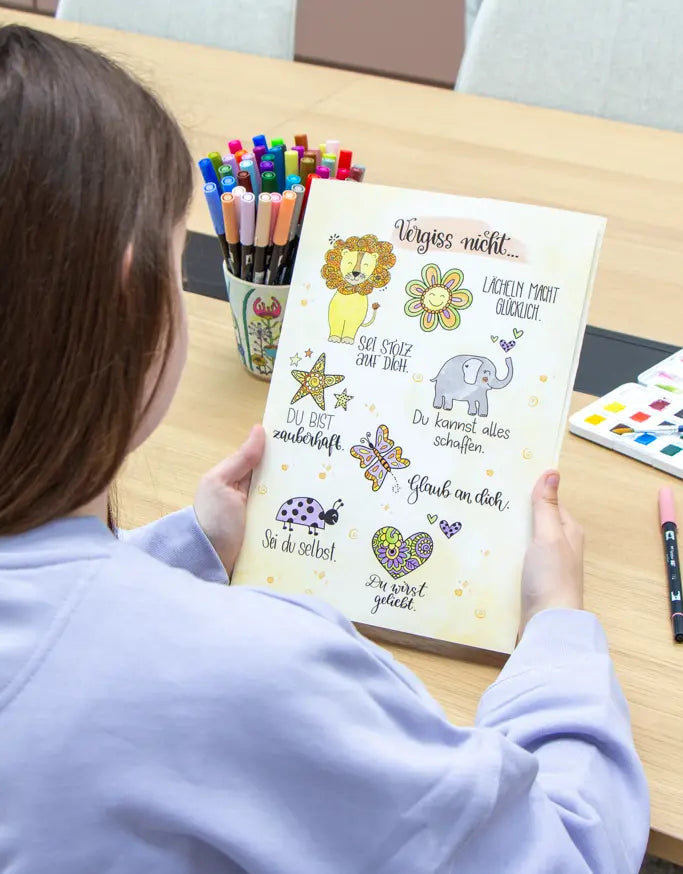 Flügelmappe "Vergiss nicht"