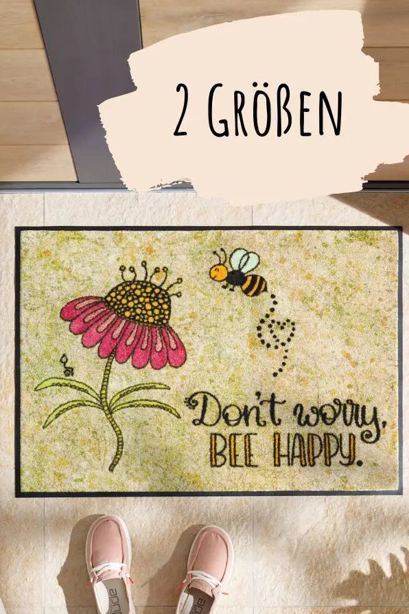 Fußmatte "Bee Happy"