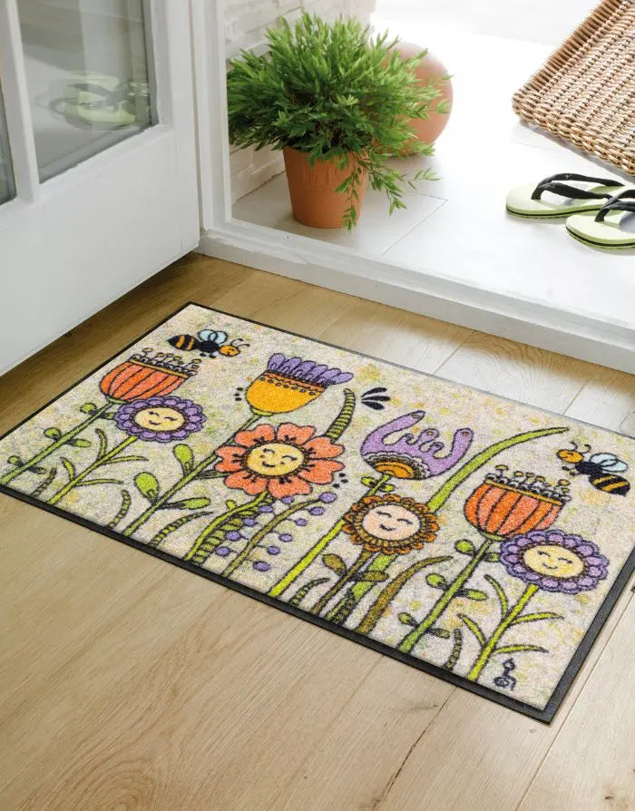 Fußmatte "Friendly Flowers"