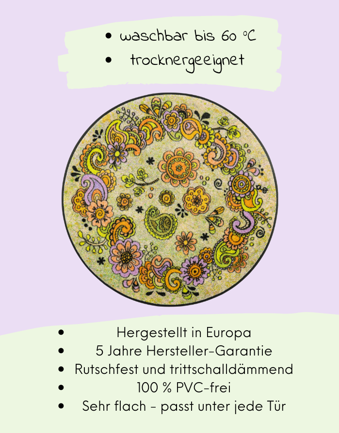Fußmatte "Happy Flowers"