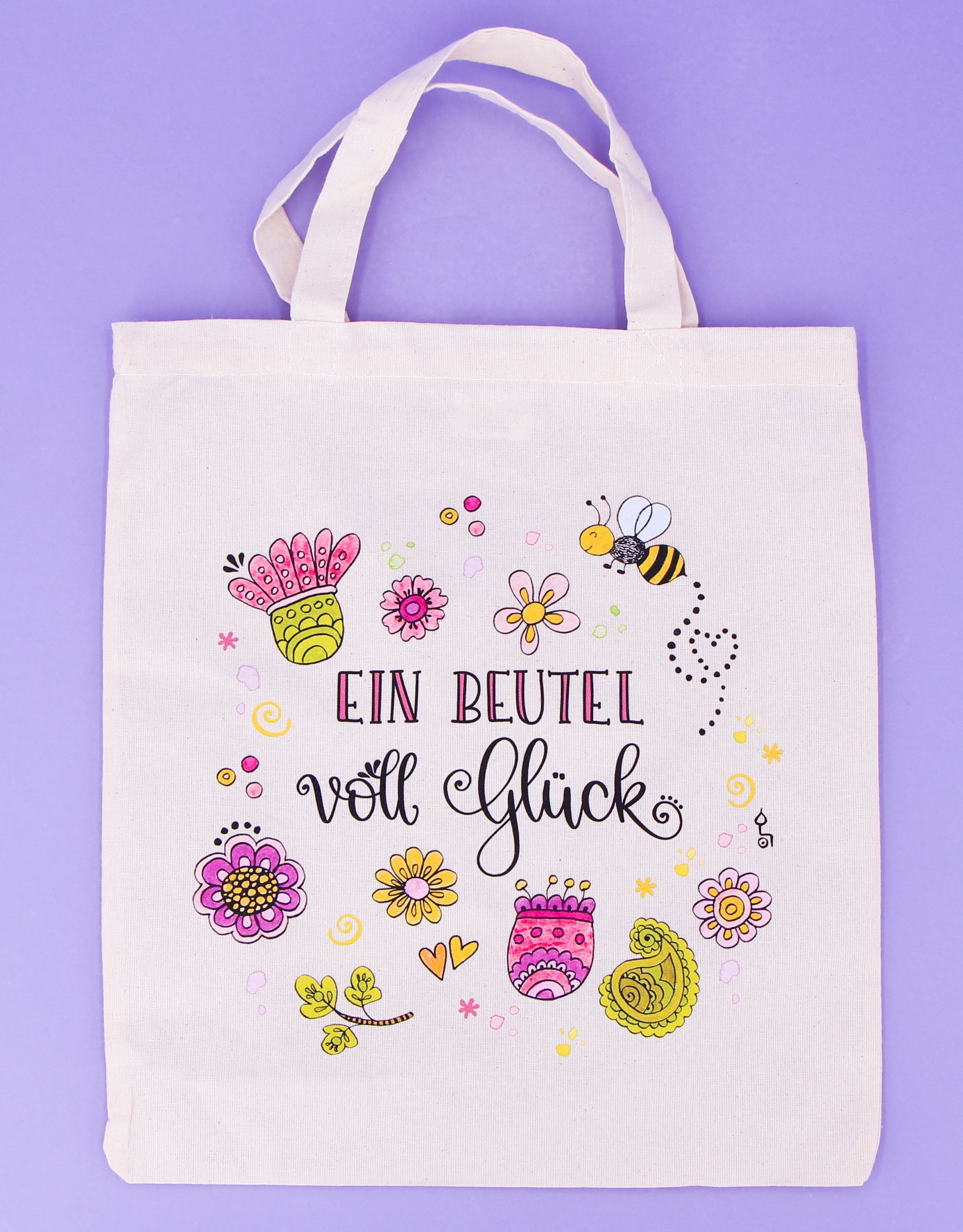 Geschenktäschchen "Ein Beutel voll Glück"