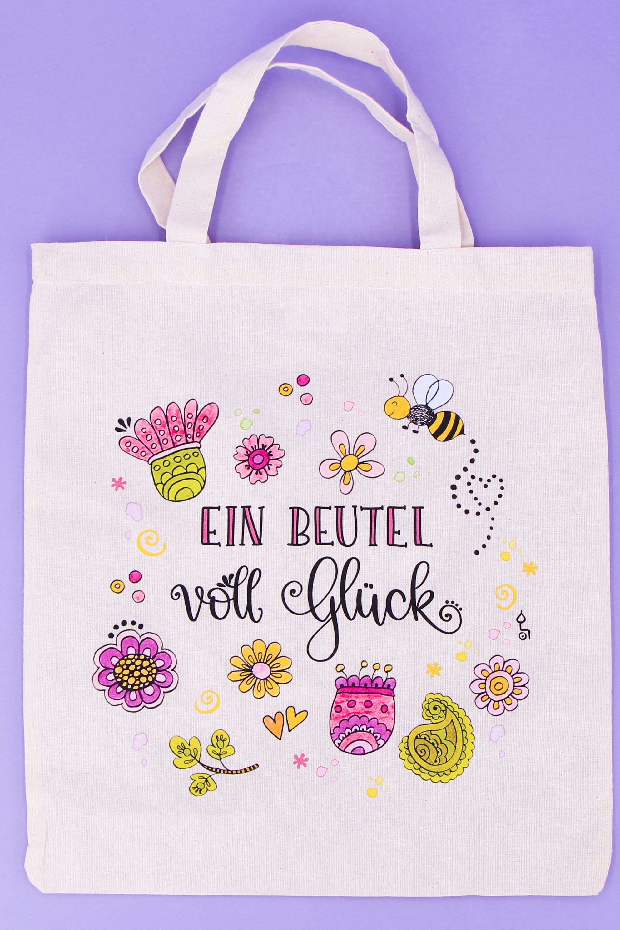 Geschenktäschchen "Ein Beutel voll Glück"