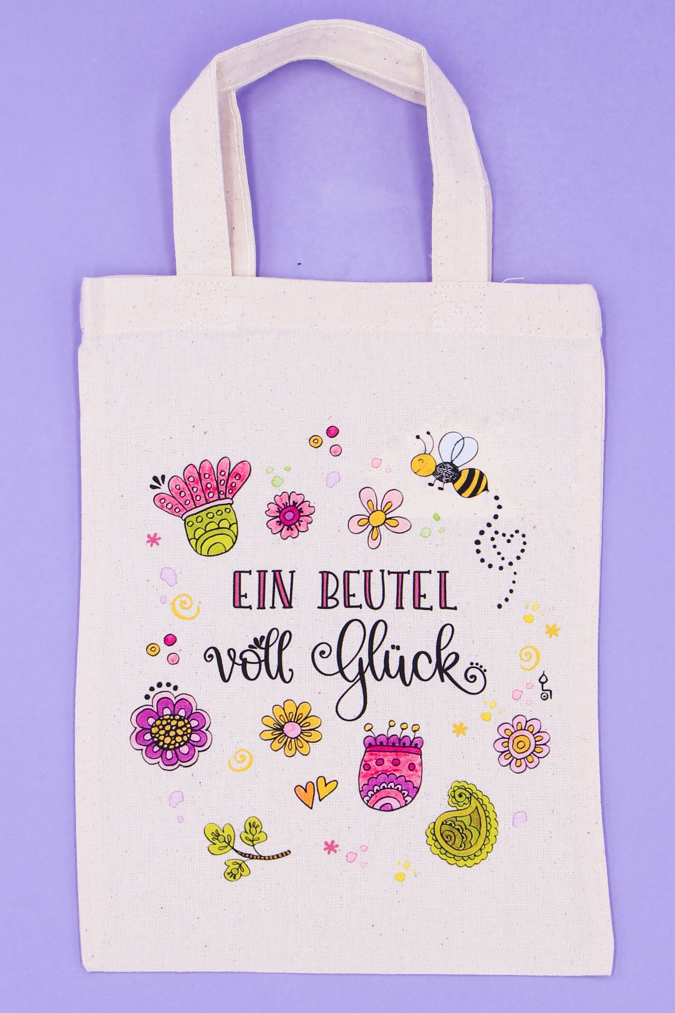 Geschenktäschchen "Ein Beutel voll Glück"