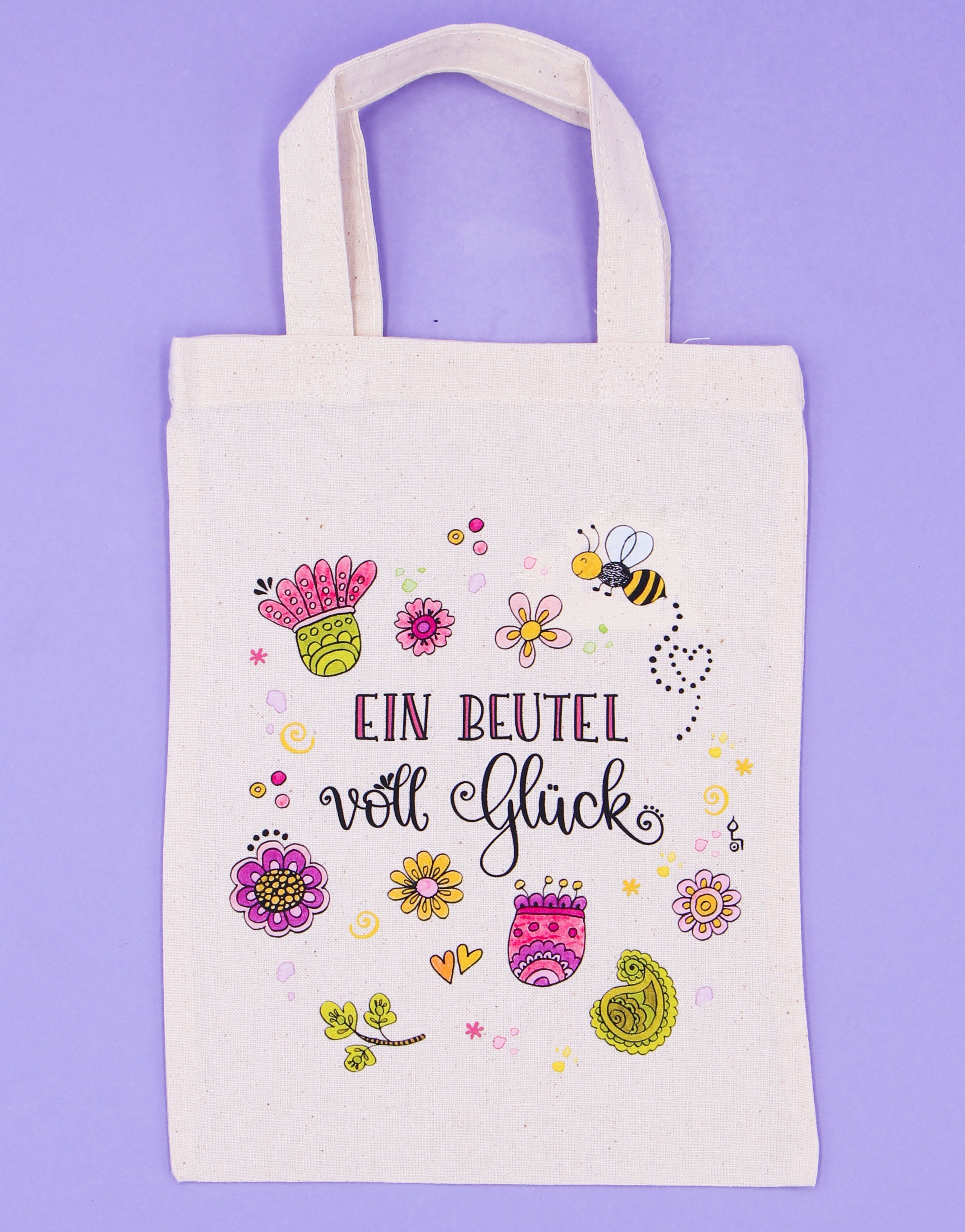 Geschenktäschchen "Ein Beutel voll Glück"