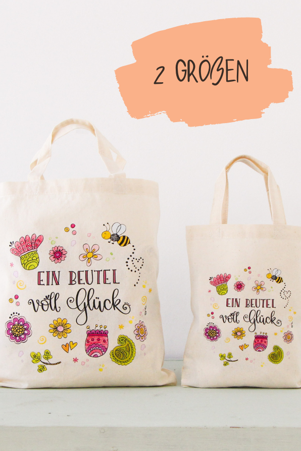 Geschenktäschchen "Ein Beutel voll Glück"