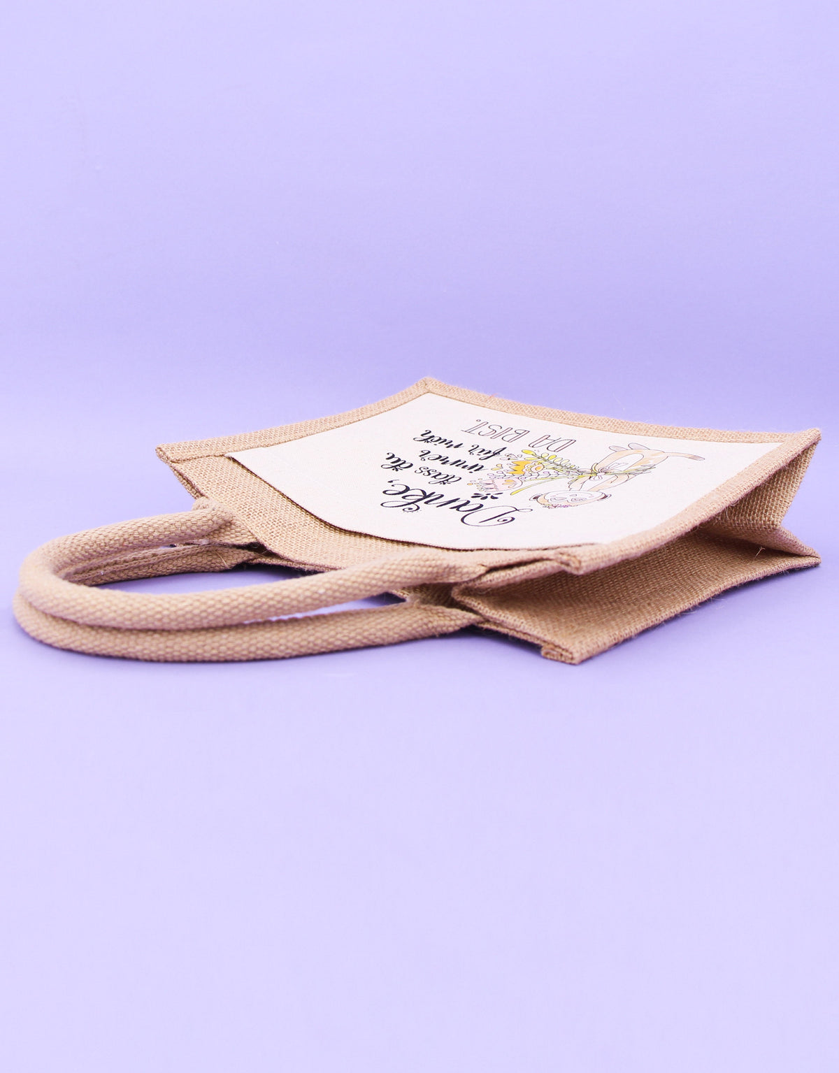 Geschenktasche Jute "Danke, dass du immer da bist"