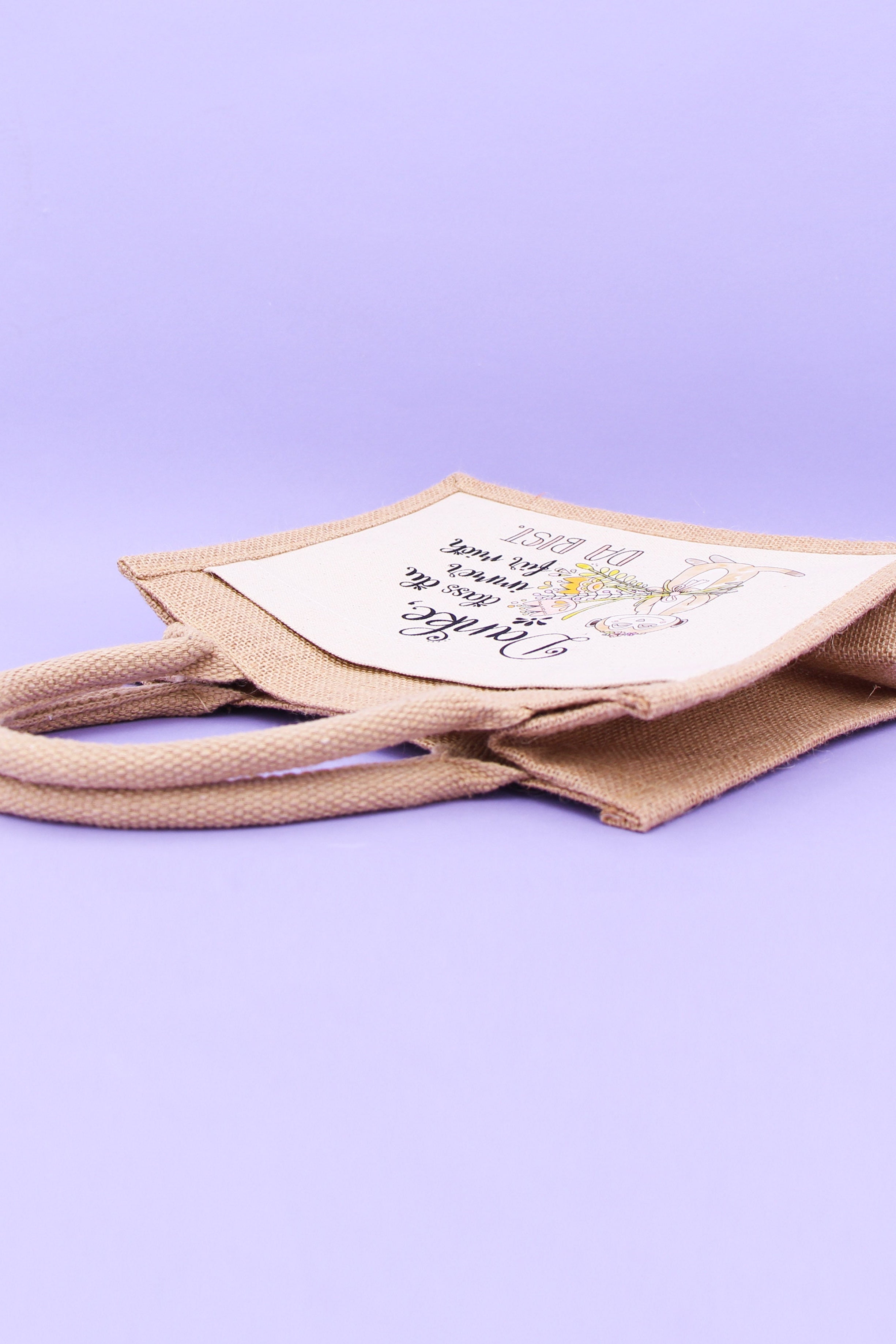 Geschenktasche Jute "Danke, dass du immer da bist"