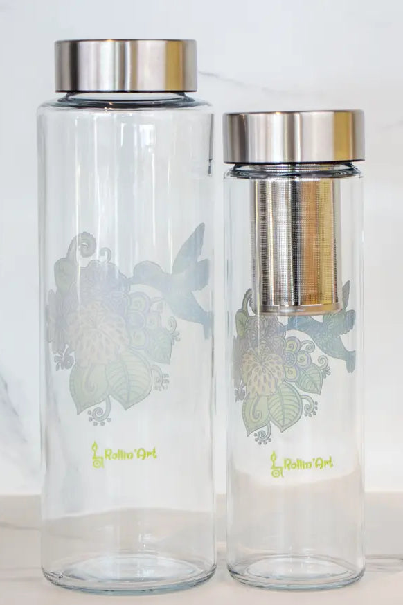 Glasflasche "Kolibri"