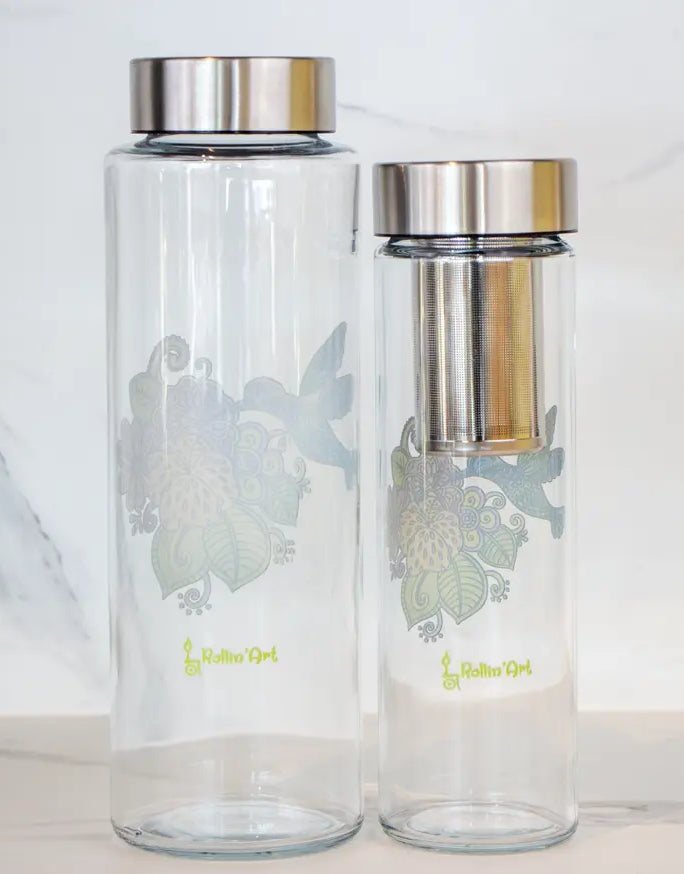 Glasflasche "Kolibri"
