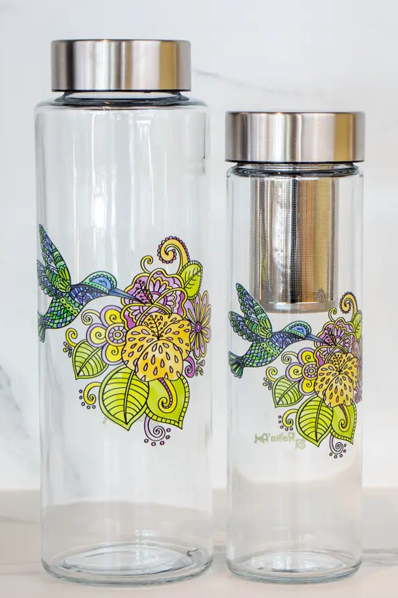 Glasflasche "Kolibri"