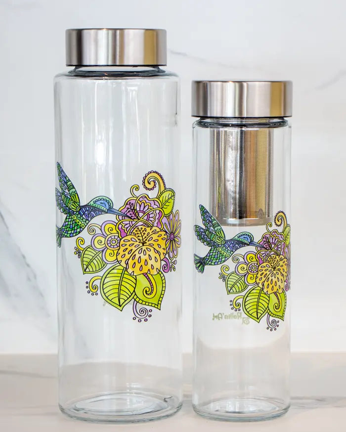 Glasflasche "Kolibri"