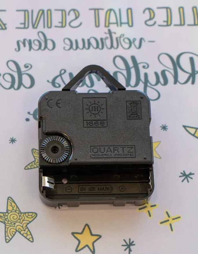 Glaswanduhr „Alles hat seine Zeit“