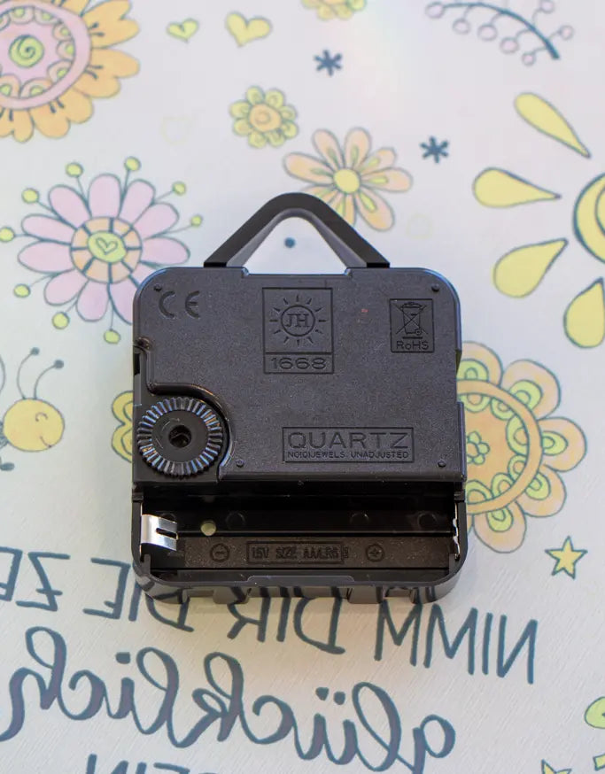 Glaswanduhr "Nimm dir die Zeit"