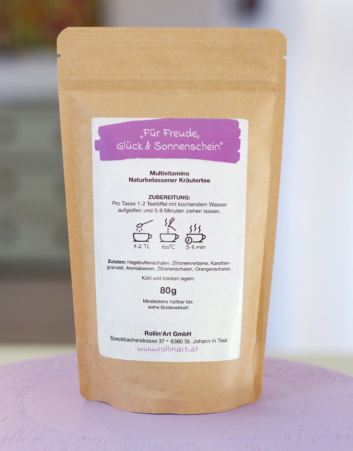 Glückstee "Für Freude, Glück & Sonnenschein"