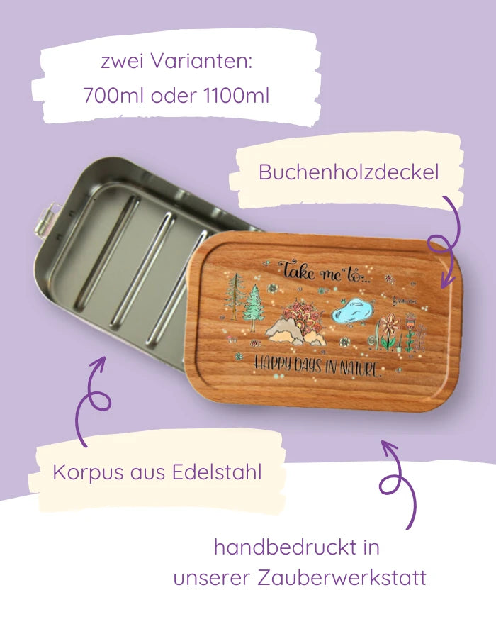 Jausendose "Happy days in nature"