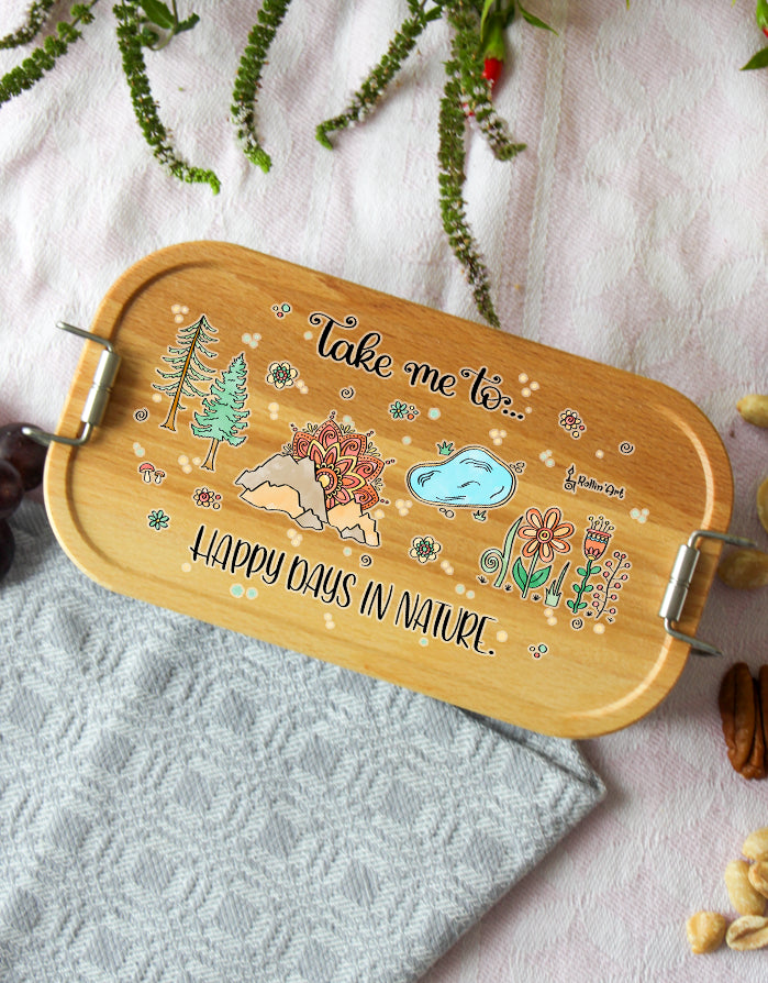 Jausendose "Happy days in nature"