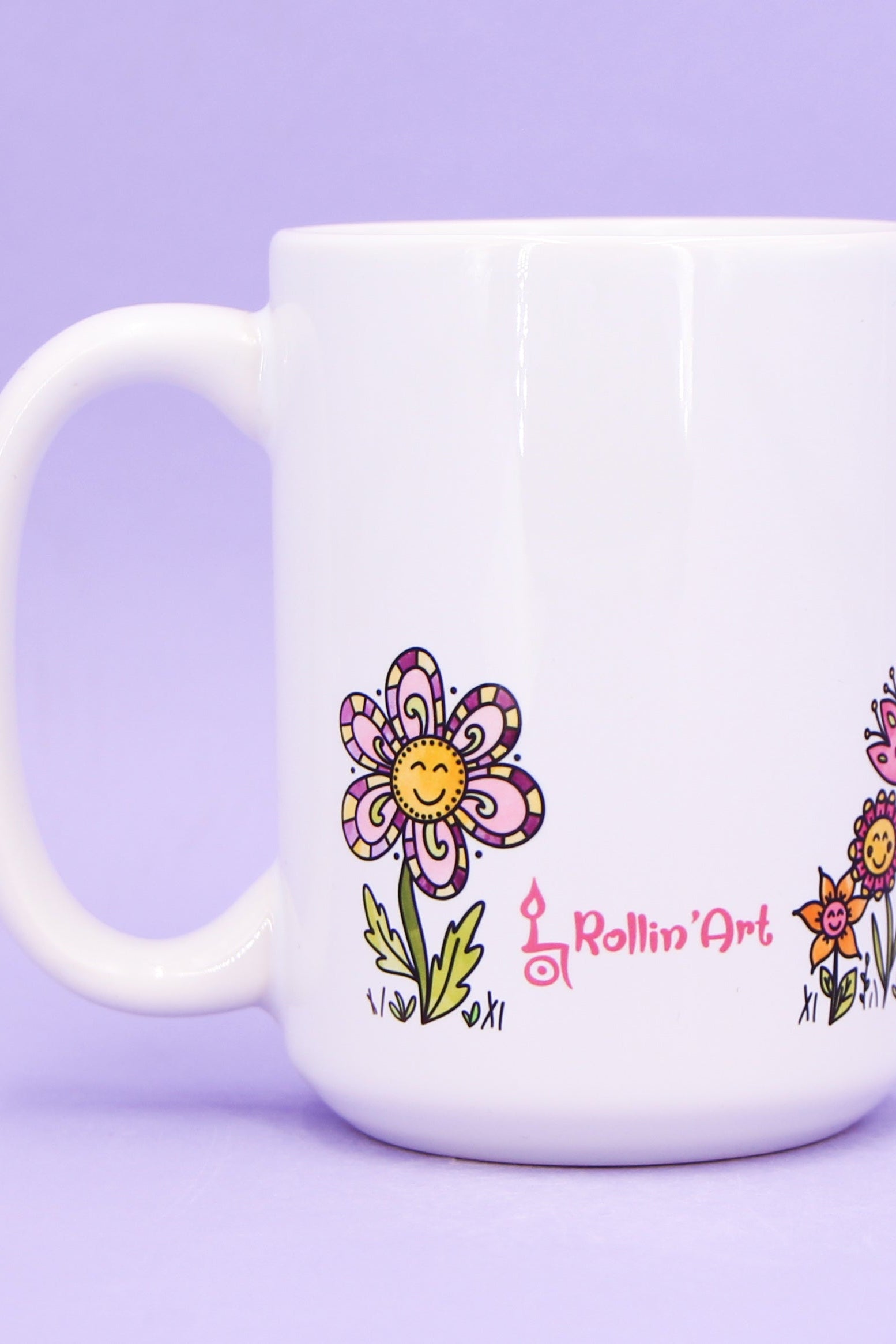 Jumbo-Teetasse "Blumenwiese"