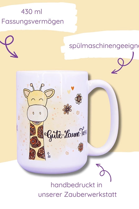Jumbo-Teetasse "Gute Laune"