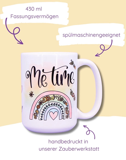 Jumbo-Teetasse "Me time"