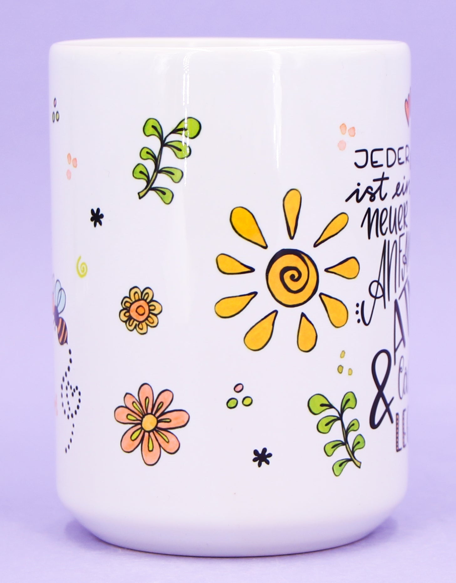 Jumbo-Teetasse "Neuer Anfang"