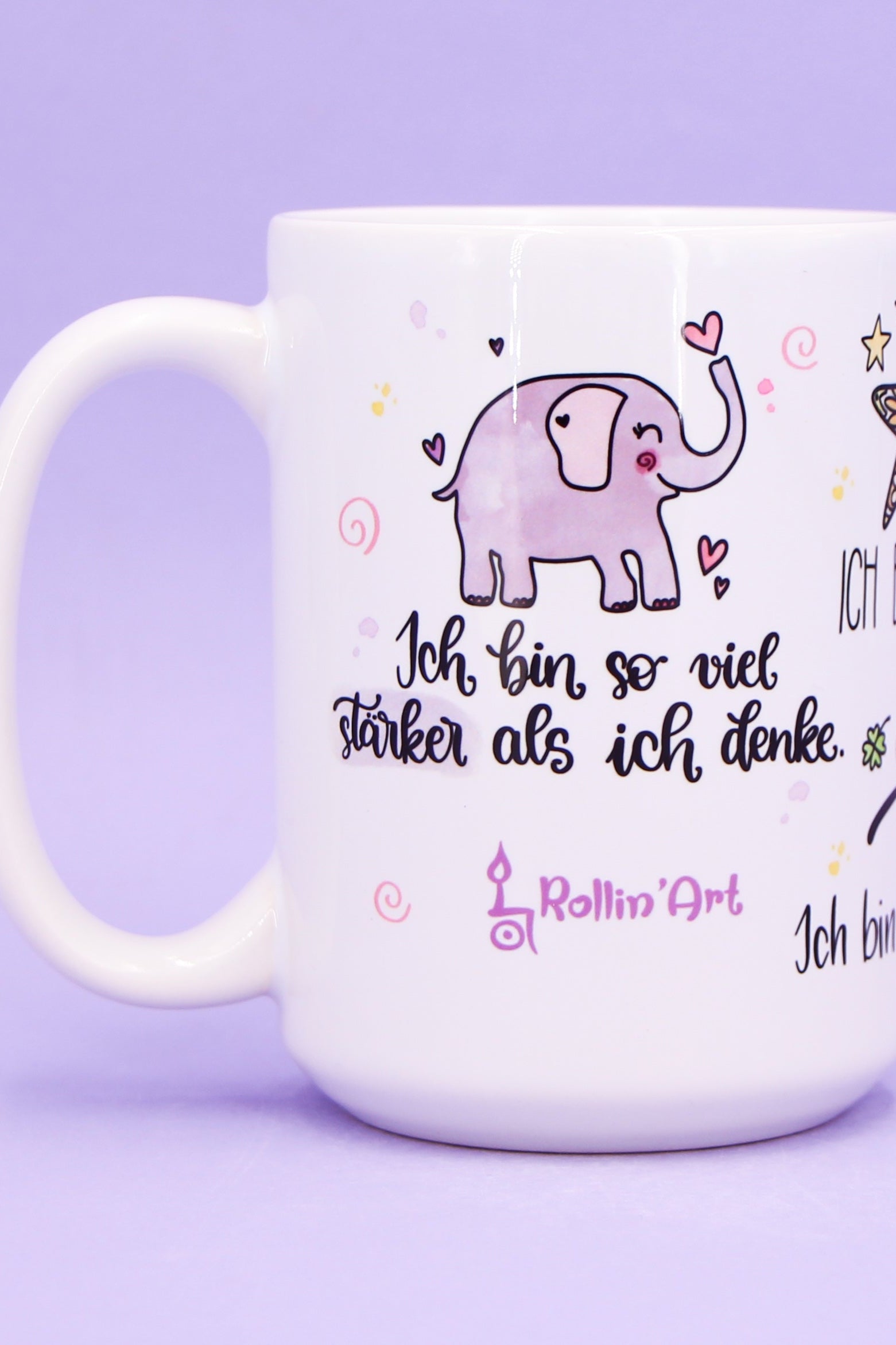 Jumbo-Teetasse "Tasse voll Glück"